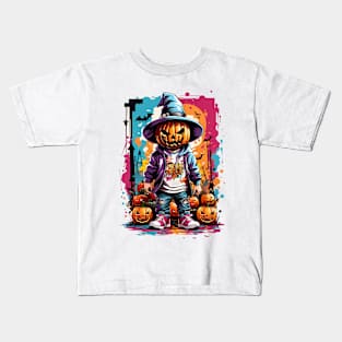 Halloween Skull Kids T-Shirt